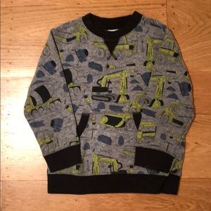Gymboree Sweatshirt with construction trucks
